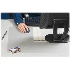 Krystalview Desk Pad With Antimicrobial Protection, Glossy Finish, 38 X 24, Clear