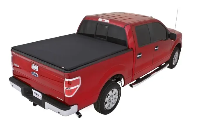 Lund 04-14 Ford F-150 (6.5ft. Bed) Genesis Elite Tri-Fold Tonneau Cover – Black