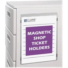 Magnetic Shop Ticket Holders, Super Heavyweight, 50 Sheets, 9 X 12, 15/box