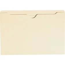 Manila File Jackets, 2-ply Straight Tab, Legal Size, Manila, 100/box