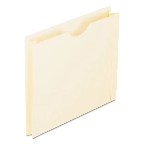 Manila Reinforced File Jackets, 2-ply Straight Tab, Letter Size, Manila, 50/box