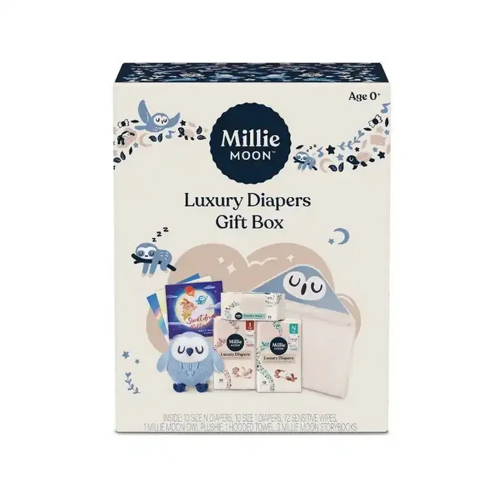 Millie Moon Luxury Disposable Diapers Gift Box – 20ct