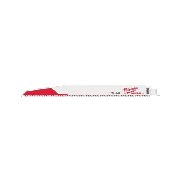 Milwaukee 48-00-5027 Reciprocating Saw Blade, 1 in W, 12 in L, 5 TPI, Bi-Metal Cutting Edge