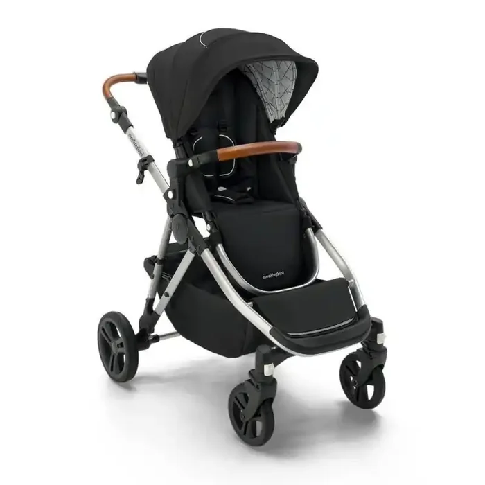 Mockingbird Single-To-Double Stroller 2.0 – Black Windowpane