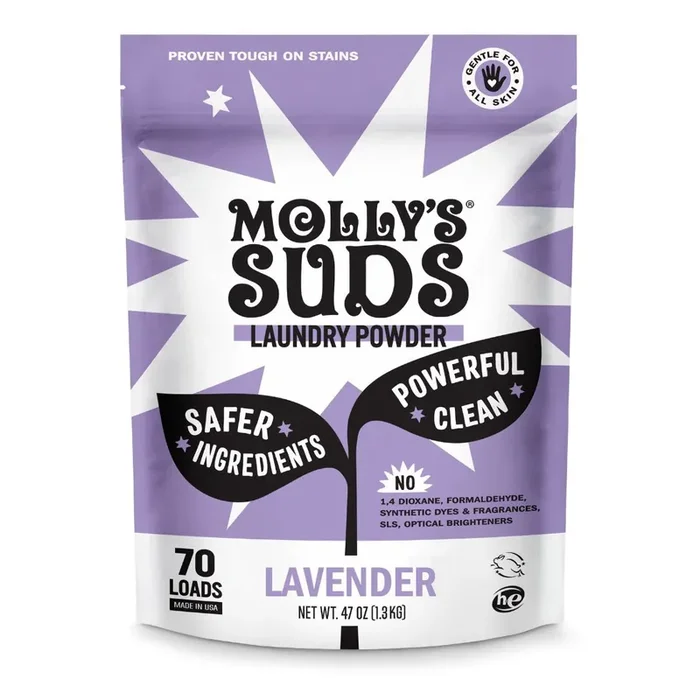 Molly‘s Suds Laundry Powder, 70 Loads – Lavender