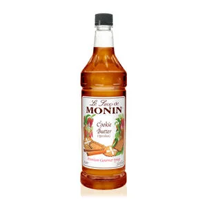 Monin Cookie Butter PET Syrup 1 ltr. 4/ct.