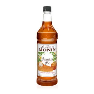 Monin Pumpkin Pie PET Syrup 1 ltr. 4/ct.