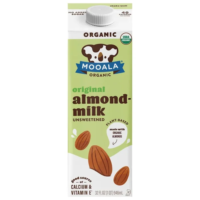 Mooala Organic Unsweetened Almondmilk, 32oz