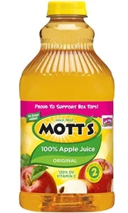 Mott’s 100% Apple Juice-64 fl oz.s-8/Case