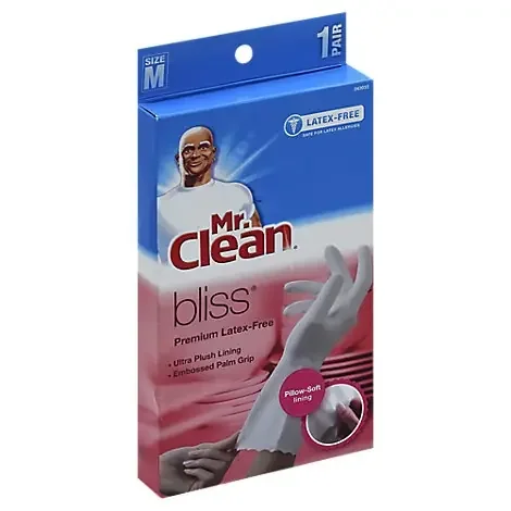 Mr. Clean Bliss Gloves Premium Latex-Free M – Each