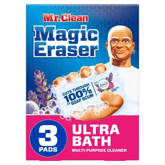 Mr. Clean Magic Eraser Ultra Bath Multi-Purpose Cleaner – 3ct
