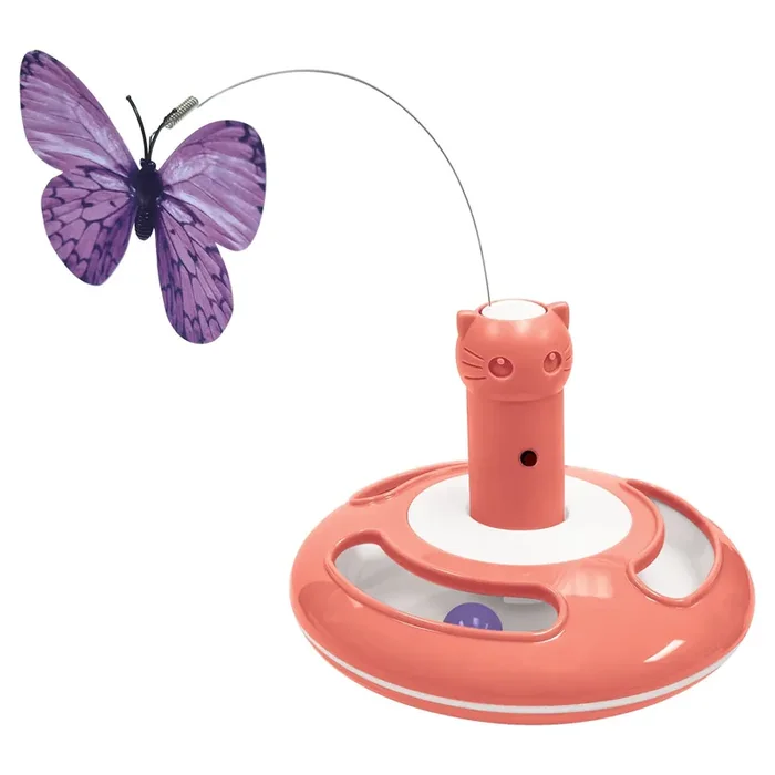NALA Cat Butterfly Spinner Teazer Cat Toy, Large