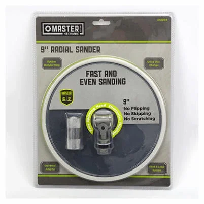 Nine Inch Drywall Hook And Loop Radial Sander For Smooth Finishing