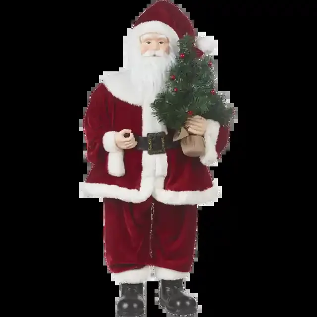 NON BRAND 34‘‘Santa W/Led Tree