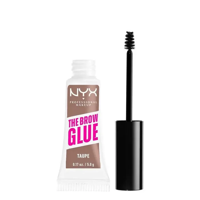 NYX Professional Makeup Brow Glue Eyebrow Gel – Taupe – 0.17oz