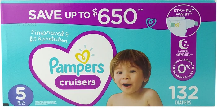 Pampers Cruisers Size 5, 132 ct