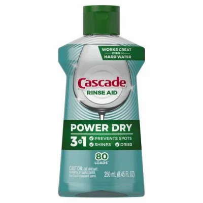 Power Dry Dishwasher Rinse Aid, 8.45 Fl. Oz.