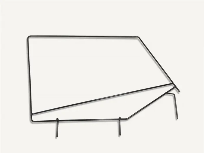 Rampage 1987-1995 Jeep Wrangler(YJ) Window Frame Only – Black
