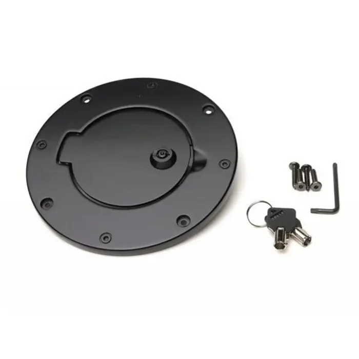 Rampage 1997-2006 Jeep Wrangler(TJ) Billet Style Gas Cover – Black