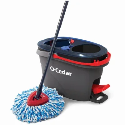 Rinse Clean Mop Kit With Bucket, Mop & Microfiber Head