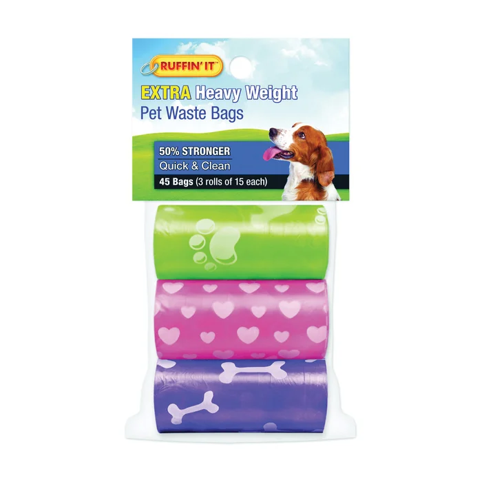 RUFFIN'IT 19347 Dog Waste Bag, Plastic