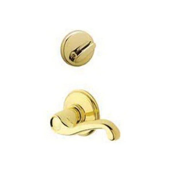 Schlage F59FLA605RH Handleset Trim, Brass, Right Hand