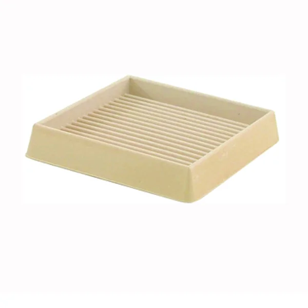 Shepherd Hardware 9168 Caster Cup, Rubber, Off-White