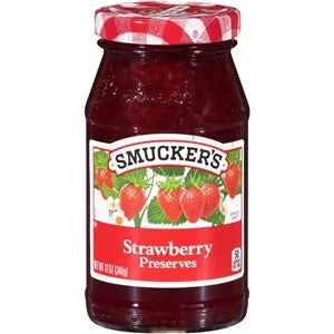Smucker’s Strawberry Preserves-12 oz.-12/Case