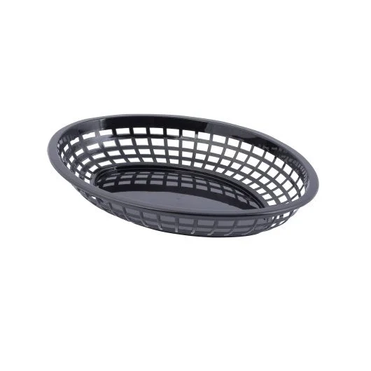 Tablecraft Oval Jumbo Black Basket-36 Each-1/Case