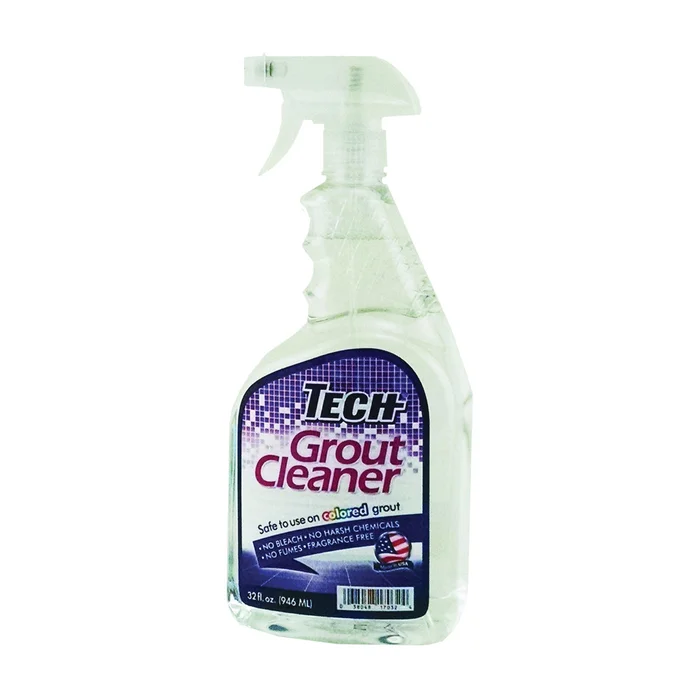 TECH 17326-06S Grout Cleaner, 32 oz Bottle, Liquid, Transparent