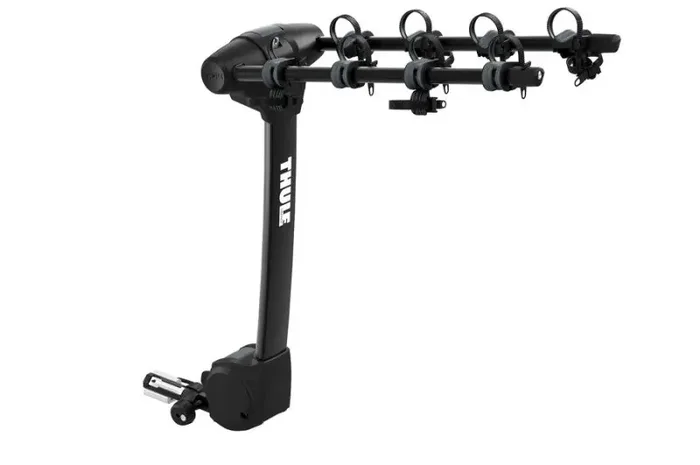 Thule Apex XT 4 – Hanging Hitch Bike Rack w /HitchSwitch Tilt-Down (Up to 4 Bikes) – Black