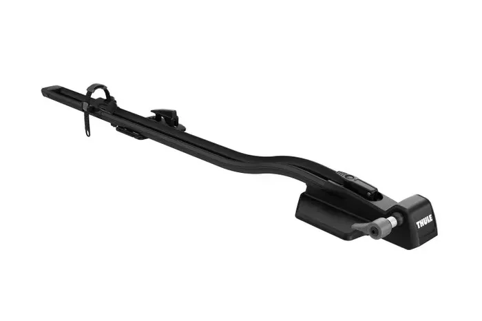 Thule FastRide Fork-Mount Roof Bike Rack (For Quick-Release Bikes /Adapter Req. for Thru-Axle) – Blk