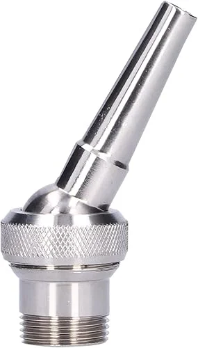 TOPINCN Fountain Nozzle, 304 Stainless Steel Spray Head Adjustable Landscape Thread Jet Pond Multi Direction Jet Pond Spray Head 25mm Nozzles