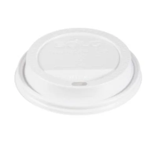 Traveler Cappuccino Style Dome Lid, Polystyrene, Fits 10 Oz To 24 Oz Hot Cups, White, 100/pack, 10 Packs/carton