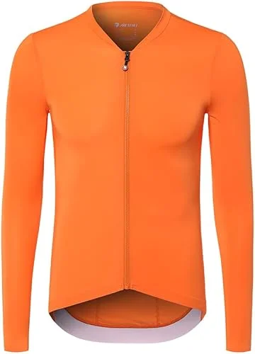Ultra-Light Cycling Jersey Men Long Sleeve Slim-Fit Road Bike Jersey Bicycle Shirt