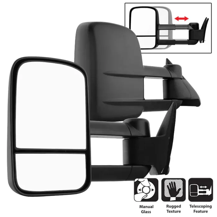 xTune Chevy C10 88-98 Manual Extendable – Manual Adjust Mirror – SET MIR-CCK88-MA-SET
