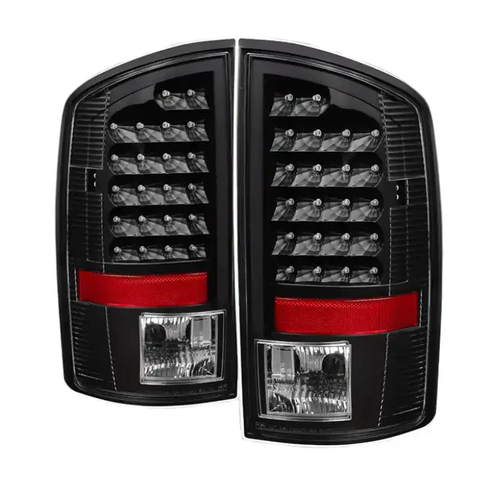Xtune Dodge Ram 07-08 1500 / Ram 07-09 2500 /3500 LED Tail Lights Black ALT-JH-DR07-LED-BK