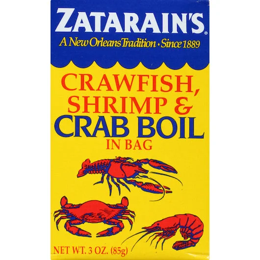 Zatarains Crab Boil Dry Mix-3 oz.-6/Case